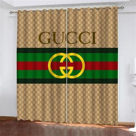 gucci curtain set|gucci inspired home decor.